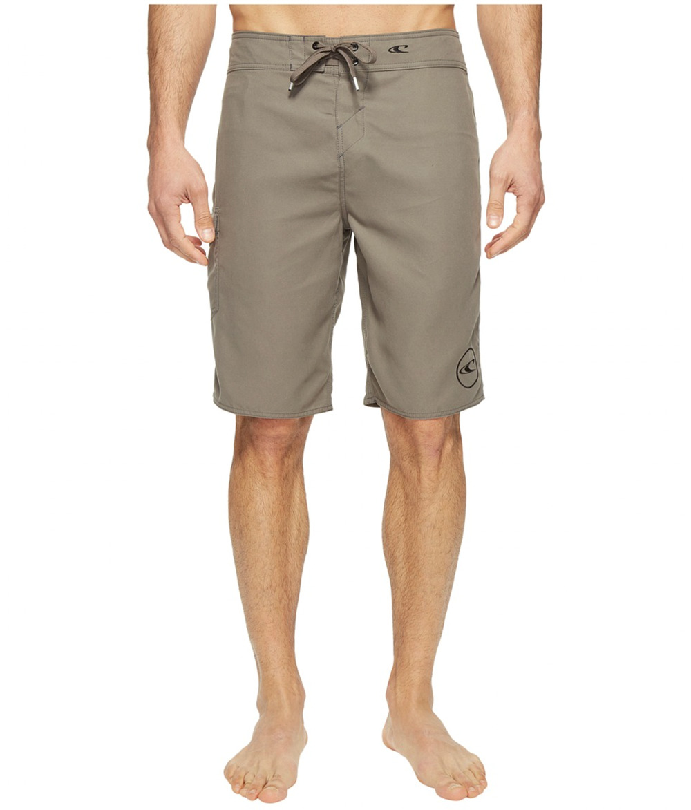 O'Neill Mens Santa Cruz 2.0 Boardshorts Size 33 Medium Charcoal Taupe Swim NWT